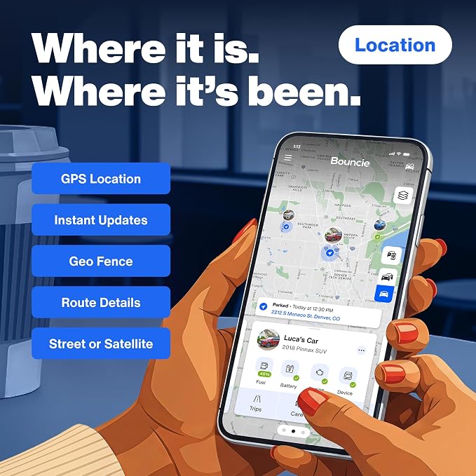 GPS Tracker for Vehicles with Real-Time Location | Route History, Speed Monitoring, Driving Insights, Geo-Fence, & Accident Notifications. No Contracts. Cancel Anytime. - Image 2