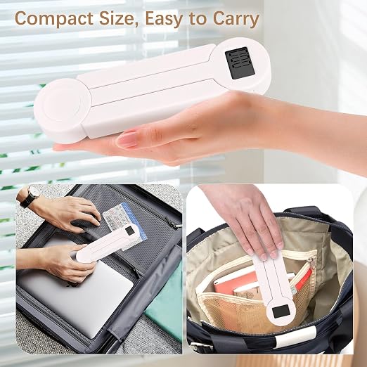 Folding Food Scale, Digital Kitchen Scale, Portable Food Scale Travel Scale for Food, Collapsible Mini Pocket Scale Grams and Ounces, Ideal for Diet Calorie Control Compact Kitchen (White) - Image 3