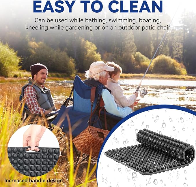 Cushion Lab Seat Cushion, Black | Long Sitting Hours, 3D Non-Slip, Office & Home Chair, Car Seats, Airplane Seat, Wheelchair, Desk Chair, Long Trips - Image 7