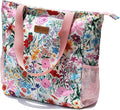 ESVAN Original Floral Water Resistant Large Tote Bag Shoulder Bag for Gym Beach Travel Daily Bags Upgraded by ESVAN