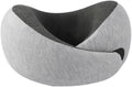 Travel Neck Pillow Airplane, Memory Foam Travel Pillows for Comfort on Sleeper Hold Compact and Ergonomic Design for Traveling Car Rides Home Road Trip Essentials for Adults and Kids (Grey) by Unknown