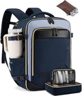 LOVEVOOK 40L Travel Backpack Carry On Airline Approved, Large Backpack with 3 Packing Cubes, TSA Travel Essentials Carry On Bag, Waterproof Weekender Overnight Luggage Daypack, Fits 17.3 Inch Laptop by LOVEVOOK