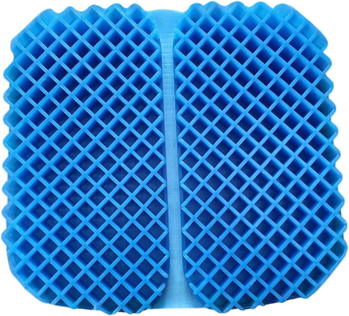 FOMI Premium All Gel Portable Seat Cushion | (15" x 17") | Comfortable Orthopedic Pad for Car, Office Chair, Wheelchair, Plane, or Home | Pressure Sore Relief, Prevents Sweaty Bottom | Foldable - Image 3