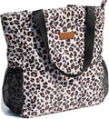 ESVAN Original Floral Water Resistant Large Tote Bag Shoulder Bag for Gym Beach Travel Daily Bags Upgraded by ESVAN