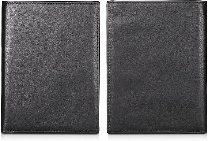 Polare RFID Blocking Napa Leather Passport Holder Travel Wallet For Men and Women (Black) - Image 4