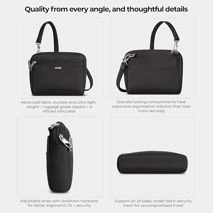 Travelon Anti-Theft Classic Convertible Crossbody & Waist Pack - Image 5