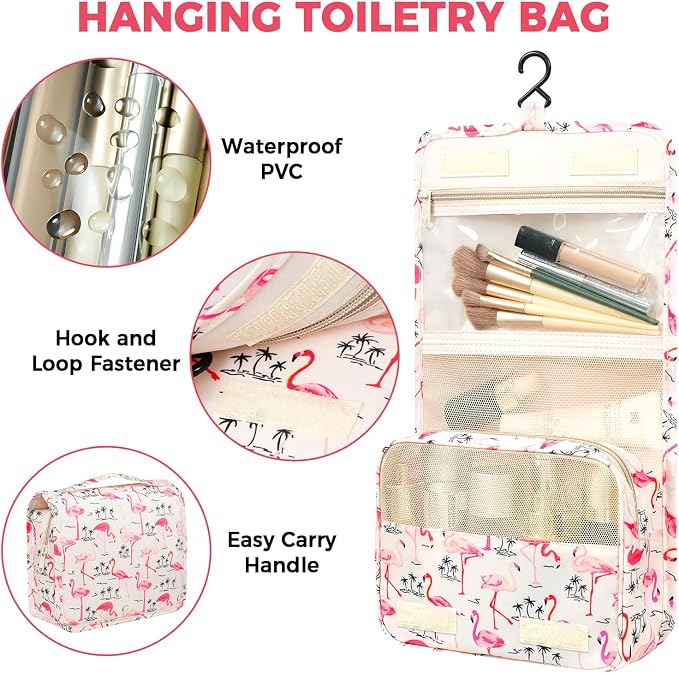 BAGAIL 9 Set Packing Cubes with Packing List Luggage Packing Organizers for Travel Accessories (Flamingo) - Image 6