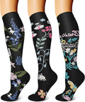 FEYHAY Copper Compression Socks (3 Pairs) 15-20 mmHg Circulation is Best Athletic & Daily for Men & Women, Running, Climbing by FEYHAY