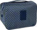Portable Hanging Toiletry Bag for Travel,Small Multifunctional Makeup Cosmetic Bag for Women,Waterproof Travel Toiletries Organizer,Shower Bathroom Pouch with Hook for Gym,Camping - Blue Star by Unknown