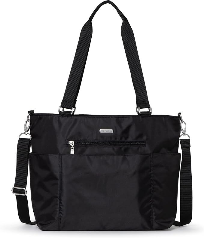 Baggallini Essential Laptop Tote - Work Tote Bag with Laptop Sleeve - Lightweight Travel Crossbody Shoulder Bag for Women by baggallini