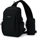 ECOHUB Anti-Theft Crossbody Bag Men Women RFID Blocking Lightweight Sling Backpack Water Resistant for Travel Hiking Outdoor by ECOHUB