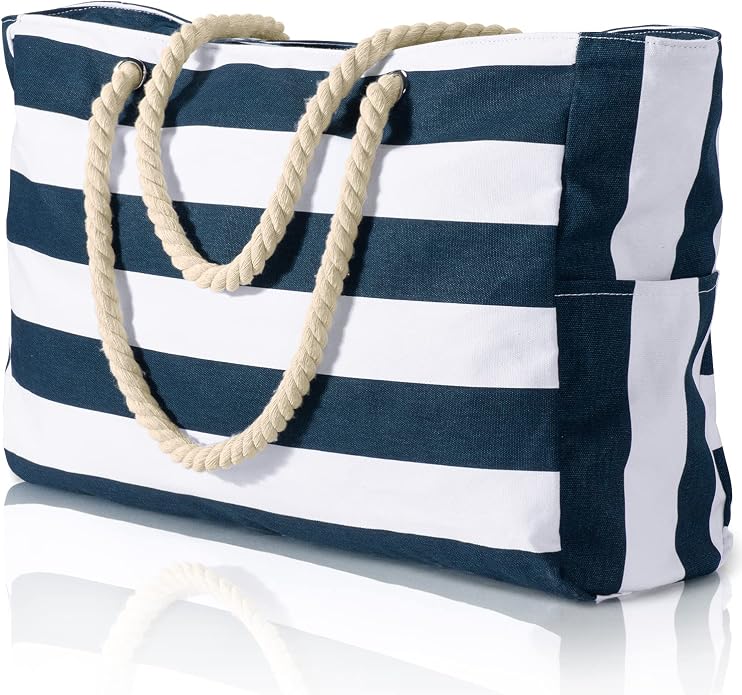 Becokan Beach Bags for Women Large Waterproof Beach Tote Bag Zipper Beach Bags Waterproof Sandproof Swim Pool Bag Large Tote by BecokanBeachBagSpecialist