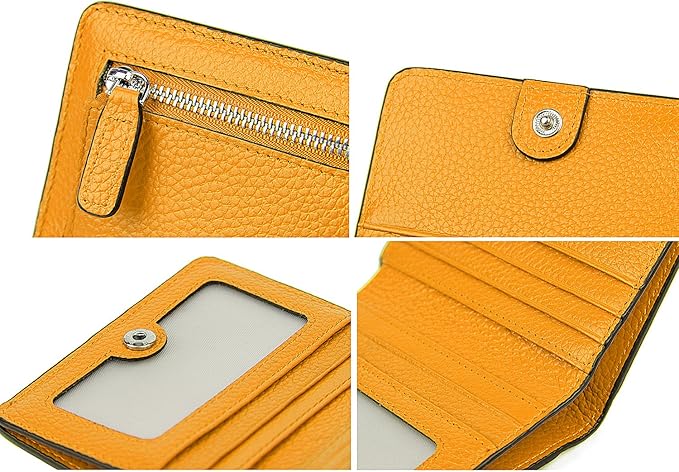 Small Leather Wallet for Women, Ladies Credit Card Holder RFID Blocking Women's Mini Bifold Pocket Purse - Image 7