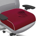 SweetSlubr Seat Cushion, Chair Pad, Memory Foam Tailbone Pain Relief | Office Chair Cushion for Tailbone Pain Relief, Non-Slip Cover, Soft Support for Office Chair, Car Seat, Airplane,Large/Red by Unknown