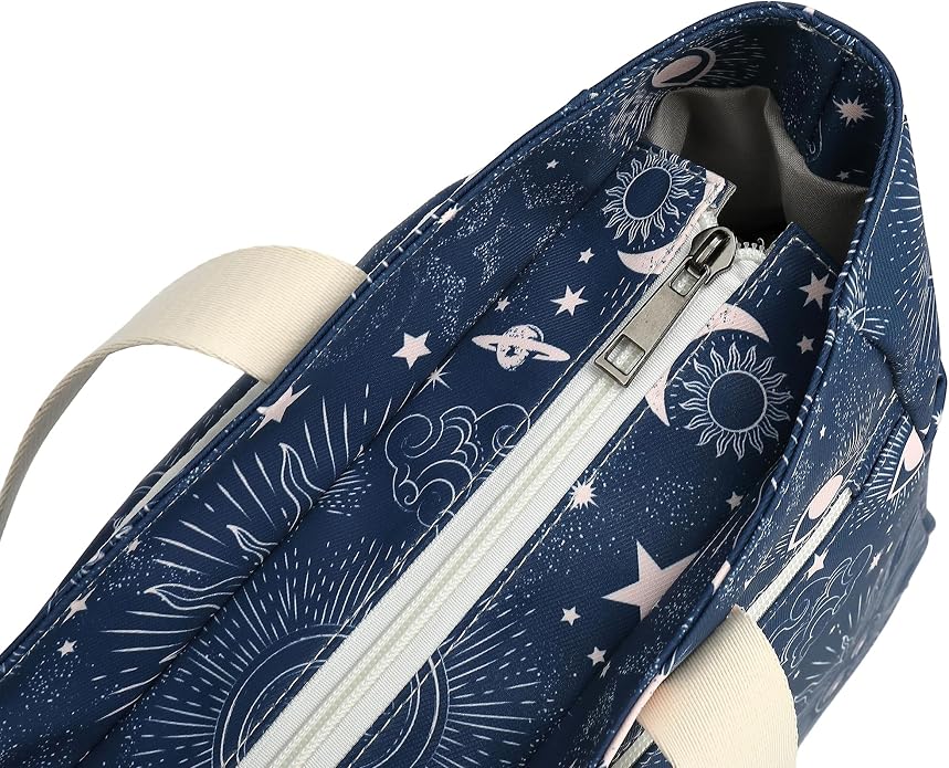 Women Tote Bag With Muti-Pockets,Lightweight Shoulder Bag,Large Capacity Handbag for Travel, Work, Gym - Image 7