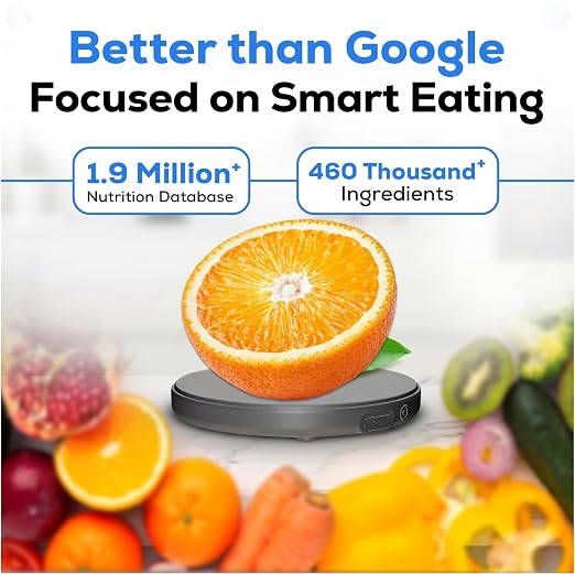 Portable Food Scale with Nutritional Calculator. Rechargeable Travel Size for Weight Loss, Nutrition, Calories, Diabetes, Meal Prep - Pocket Digital Kitchen Scales - Free GOURMETMILES App - Image 5