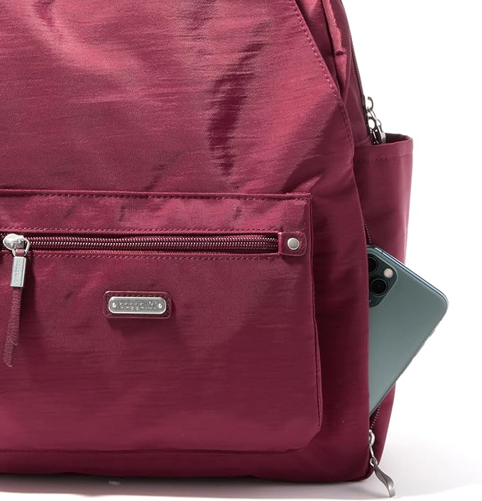 Baggallini All Day Backpack with RFID Phone Wristlet - Lightweight Travel Backpack for Women - Image 11