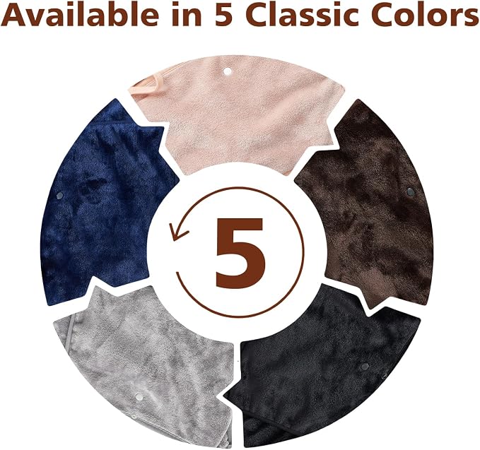 Packable Travel Throw Blanket, Coffee Brown | Soft lightweight wearable travel accessory with carry pouch, airplane blanket, road trips, office naps,outdoor camping - Image 8