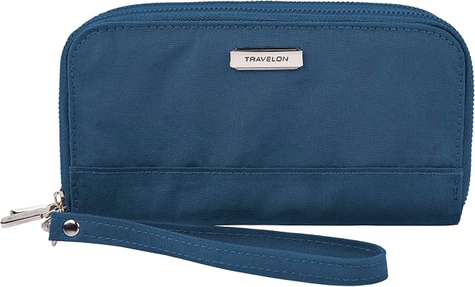 Travelon RFID Blocking Double Zip Wallet by Travelon