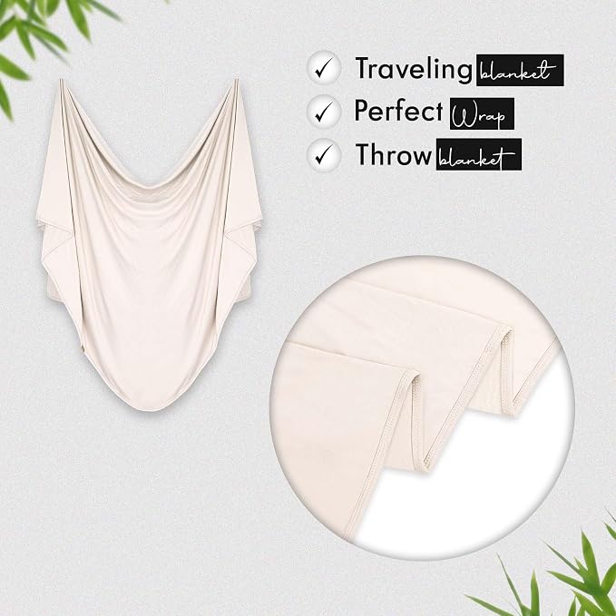 Luxury Cooling Travel Blanket - Stretchy, Lightweight Soft & Breathable Shawl Wraps for Women - Image 2