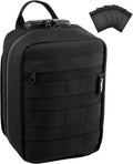 Storage Bag with Combination Lock Small Travel Medicine Lock Box Carbon Lined Tactical Molle Pouch Case Money Cosmetic Organizer by MAICHENG