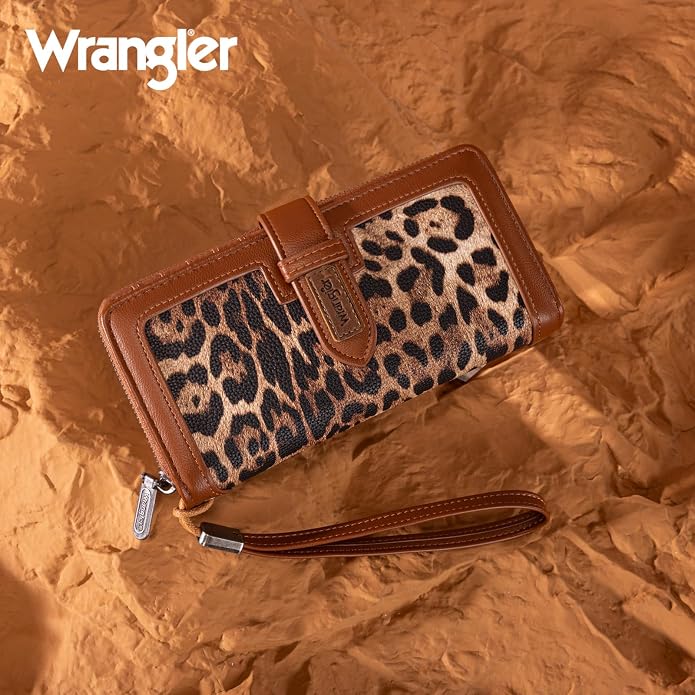X Wrangler Women's Wallets Bifold Wristlet Wallets for Women Large Capacity Credit Card Wallet with ID Window - Image 6
