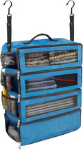 Olosar Suitcase Organizer, Travel Luggage Organizer Portable Hanging Travel Shelves Collapsible Hanging Packing Cubes for Carry on Suitcase by Unknown
