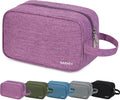 Narwey Travel Toiletry Bag for Women Traveling Dopp Kit Travel Bag for Toiletries Cosmetic Bag Makeup Bag Medicine Bag for Traveling (Dark Purple) by Narwey