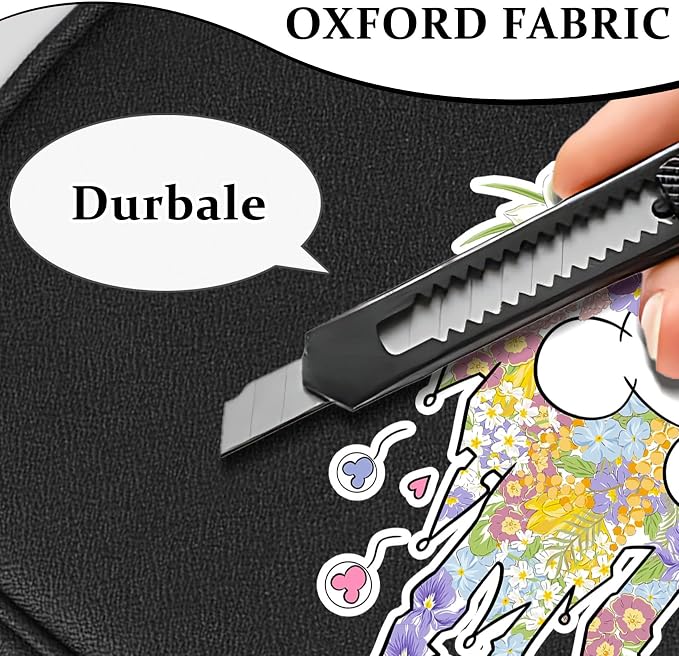 COSHAYSOO Travel Gifts for Women Electronics Tech Accessories Unique Practical Birthday Gift Ideas, Cord Cable Organizer Bag Case Pouch Traveling Vacation Cruise Airplane Gadgets Essentials, Floral - Image 3