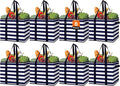 Reusable Grocery Bags 8 Pack, Foldable & Water Resistant Shopping Bags | Large Grocery Tote Bag Water Resistant Shopping Bags Foldable Grocery Bag for Clothes,Shoes and Picnic by WiseLife