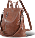 Women Backpack Purse PU Leather Anti-theft Casual Shoulder Bag Fashion Ladies Satchel Bags by Unknown