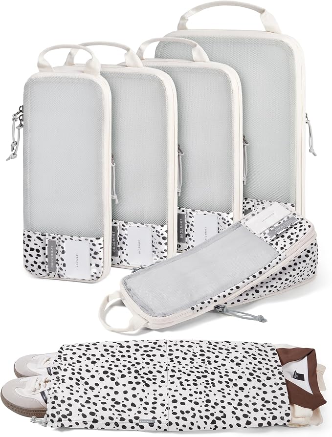 BAGSMART Compression Packing Cubes for Travel Essentials | 14 Set /6 Set /4 Set/2 Set, Lightweight, Durable by BAGSMART