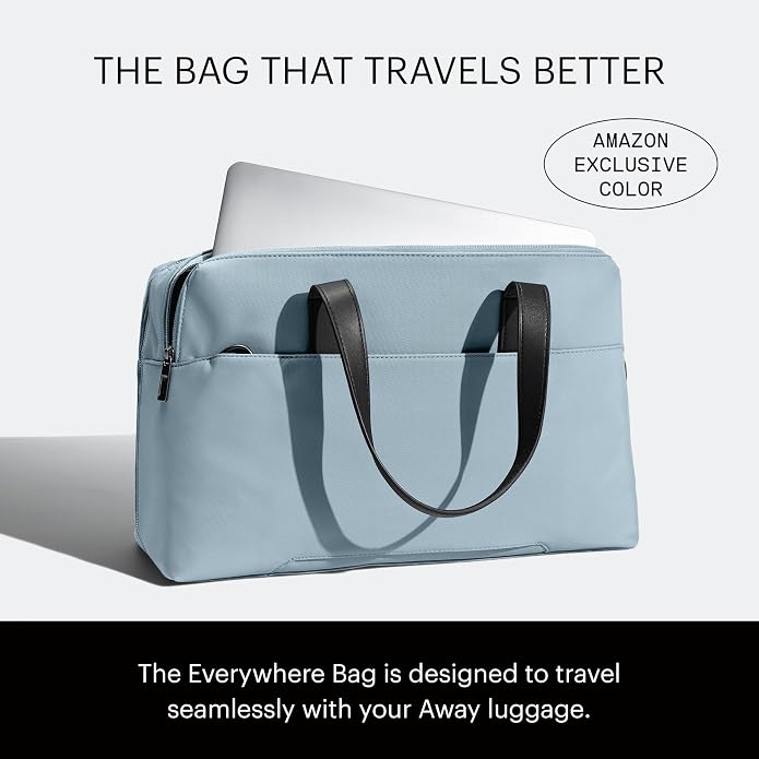 Away The Everywhere Bag, Airline-Approved Carry-On Travel Bag | Water-Repellent Duffel Bag with 16" Padded Laptop Pocket, Trolley Sleeve & Detachable Shoulder Strap - Image 3