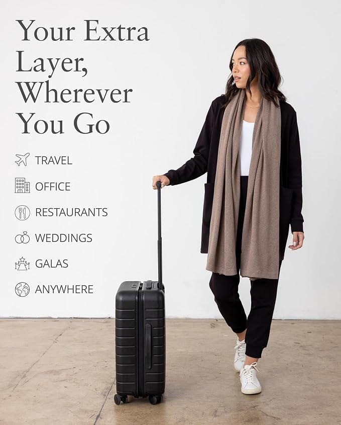 Dreamsoft Travel Scarf, Wrap and Shawl for Women, Organic Cotton - Image 2