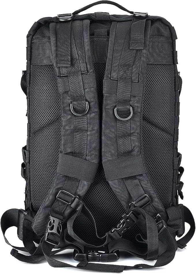 Goldfire Helmet Backpack for Motorcycle Riding Cycling Waterproof Large Capacity Daily Backpack with Helmet Holder Weather-Resistant Hiking Daypack Durable (V1) - Image 9