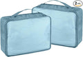 Packing Cubes Set, 2 Pcs Packing Organizers Set for Suitcases (Grey blue) by Ebbniur