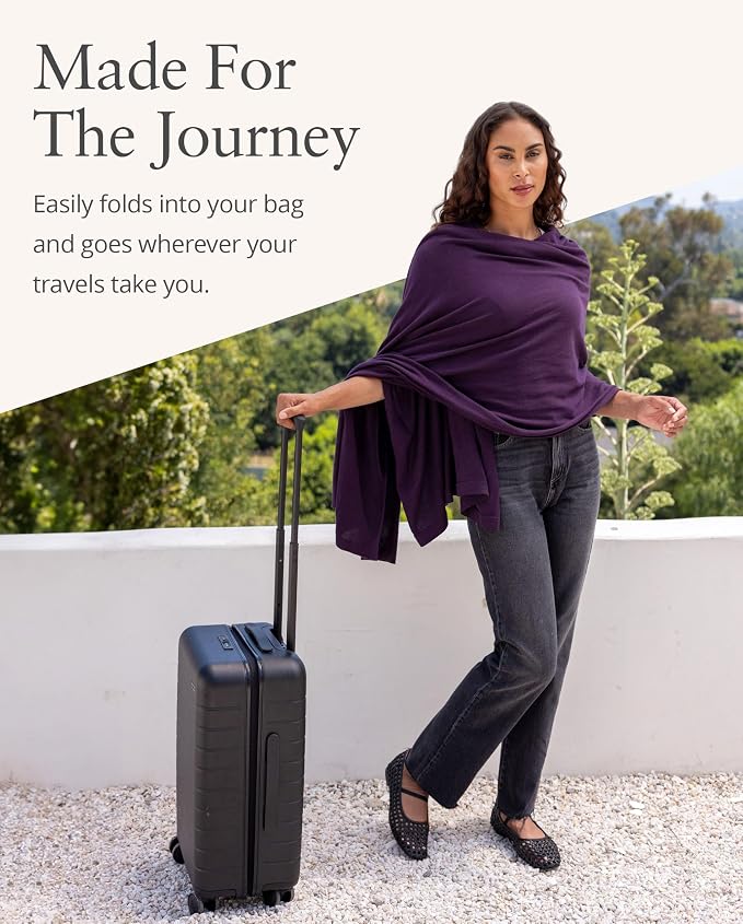 Dreamsoft Travel Scarf, Wrap and Shawl for Women, Organic Cotton - Image 3