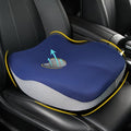 Allaboutsla Car Seat Cushion for Driving, Car Seat Pillow for Short Drivers | Ergonomic Memory Foam Seat Cushion for Pain Relief, Adult Booster Seat for Car, Butt Cushion for Car, Truck, Blue&Gray by Allaboutsla