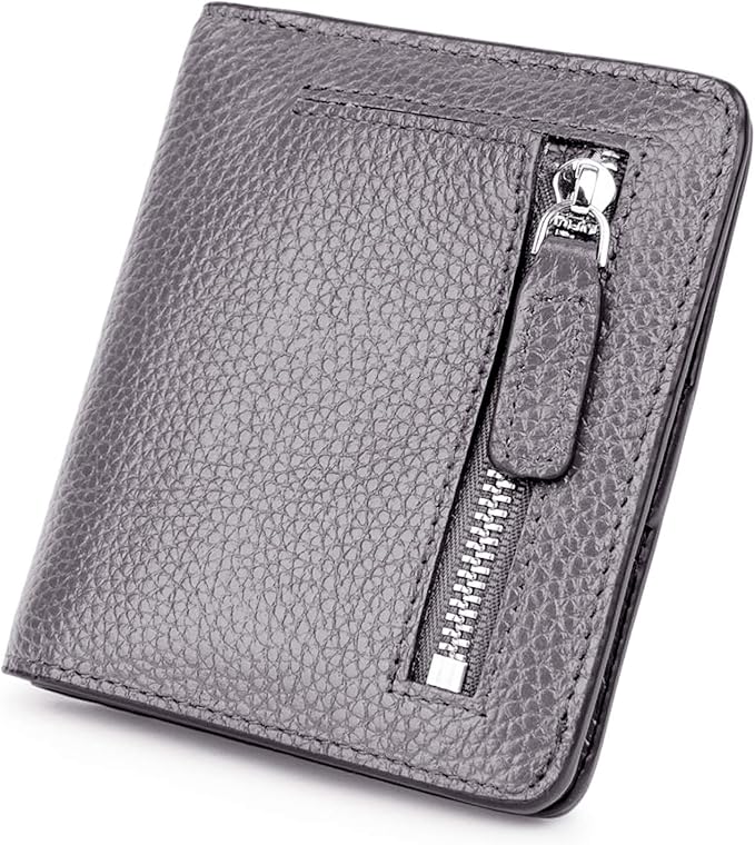 Small Leather Wallet for Women, Ladies Credit Card Holder RFID Blocking Women's Mini Bifold Pocket Purse by AINIMOER