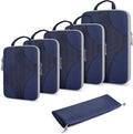 Bagsmart Compression Packing Cubes, Travel Bag Cruise Ship Essentials | Lightweight, Compressible Suitcase Organizer Set fit Standard Carry-On & Checked Luggage, 6 Set, 14 Set Washable Packing Bags by BAGSMART