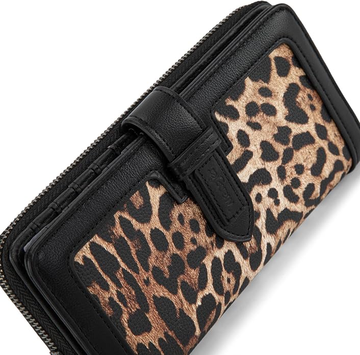 X Wrangler Women's Wallets Bifold Wristlet Wallets for Women Large Capacity Credit Card Wallet with ID Window - Image 5
