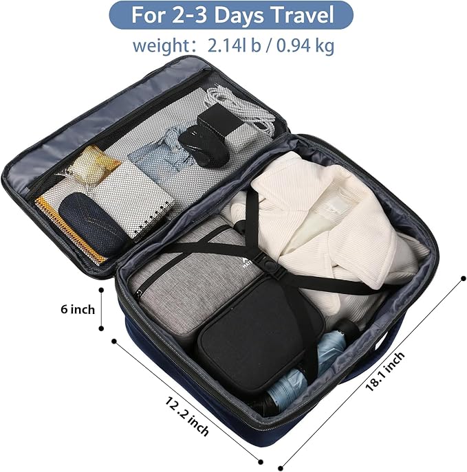 MATEIN Backpack for Travel, 27L Waterproof Carry on Backpack for Men Women | Fit Overhead Bin, Convertible Work Daypack with 2 Handles, Hiking Daypack for Outedoor Sport, Anti- Theft, Travel Gifts - Image 5