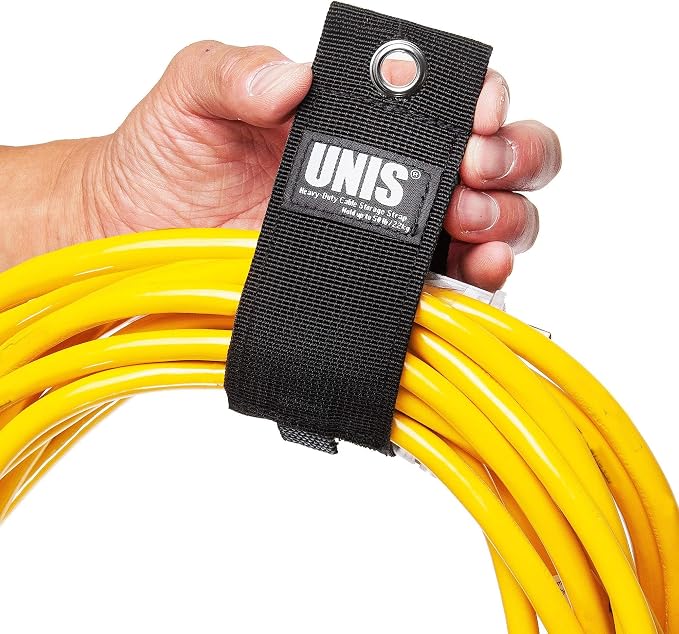 8 Pack Heavy Duty Large 13-inch Extension Cord Storage Extendable Cable Ties Strap Loop Hanger Organizer for Cable, Hose, Power Cord, and Rope - Image 6