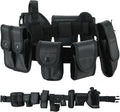 ATPEAM Security Guard Equipment Belt - 10 in 1 Multifunctional Tactical Duty Belt for Law Enforcement, Military, and Sports by ATPEAM