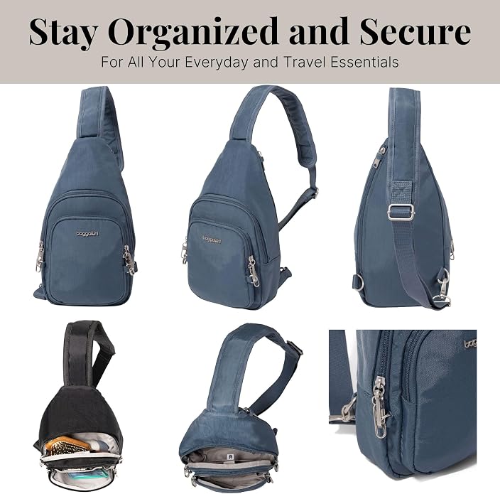 Baggallini Securtex Anti-Theft Daytripper Sling - Image 7