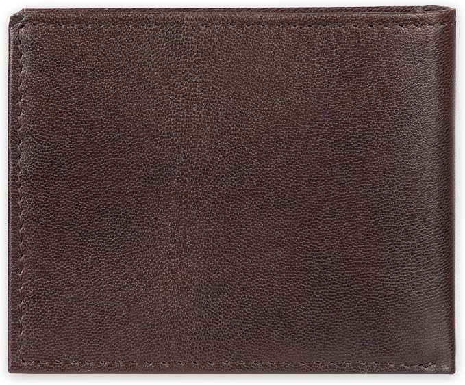 Dockers Men's Bifold Leather Wallet - Thin Slimfold RFID Blocking Security Smart Extra Capacity - Image 3