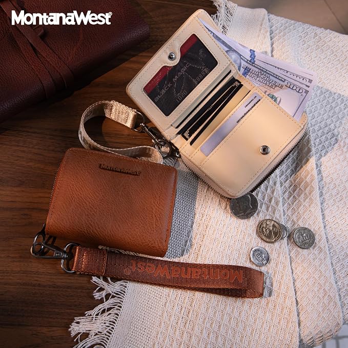 Montana West Small Wallet for Women Female Ladies with a Detachable Wristlet Women's Wallet with Rfid Blocking Lining Minimalist Lightweight & Easy to Carry - Image 2