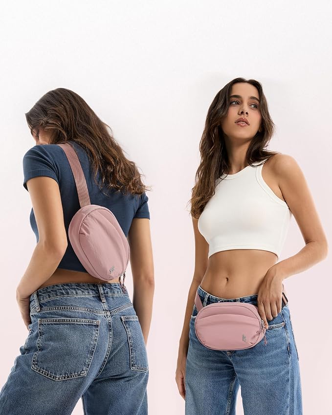 tomtoc Belt Bag with RFID Blocking, Cross Body Fanny Pack for Women Men, Sling Waist Bags with Adjustable Strap for Travel Walk - Image 7