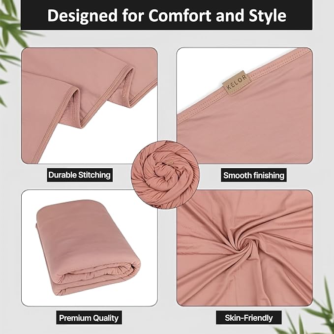Luxury Cooling Travel Blanket - Stretchy, Lightweight Soft & Breathable Shawl Wraps for Women - Image 5