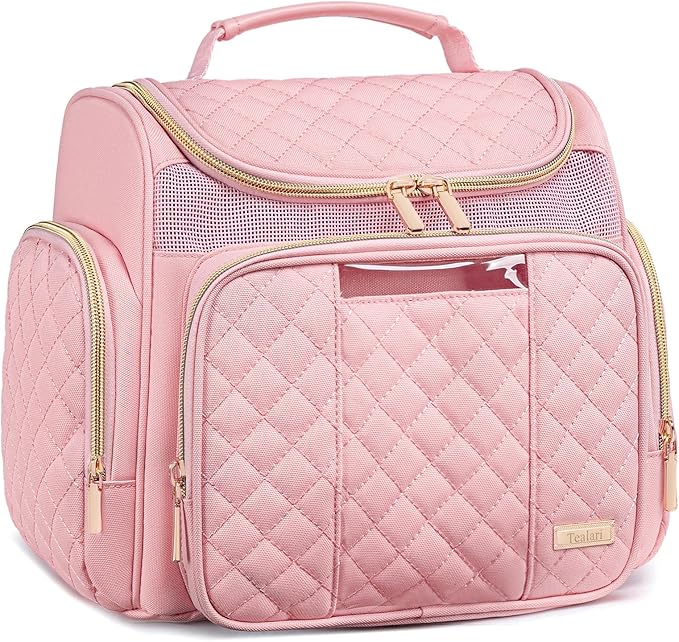 Tealari Large Toiletry Bag for Women Men,Bathroom Bag,Water Resistant Shower Bag,Makeup Bag,Portable Shower Caddy for College Dorm,Hanging Travel Toiletry Bag with Transparent Waterproof Phone Pocket by Tealari